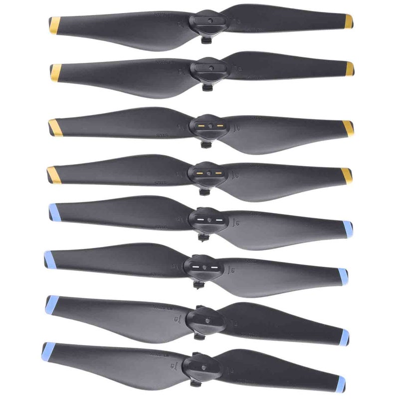 CamKix Replacement Propellers Compatible with DJI Mavic Air - 4 or 8 Blades (Black) (2 Sets of 8 Blades) - Image 1